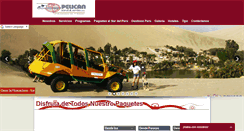 Desktop Screenshot of pelicanperu.com